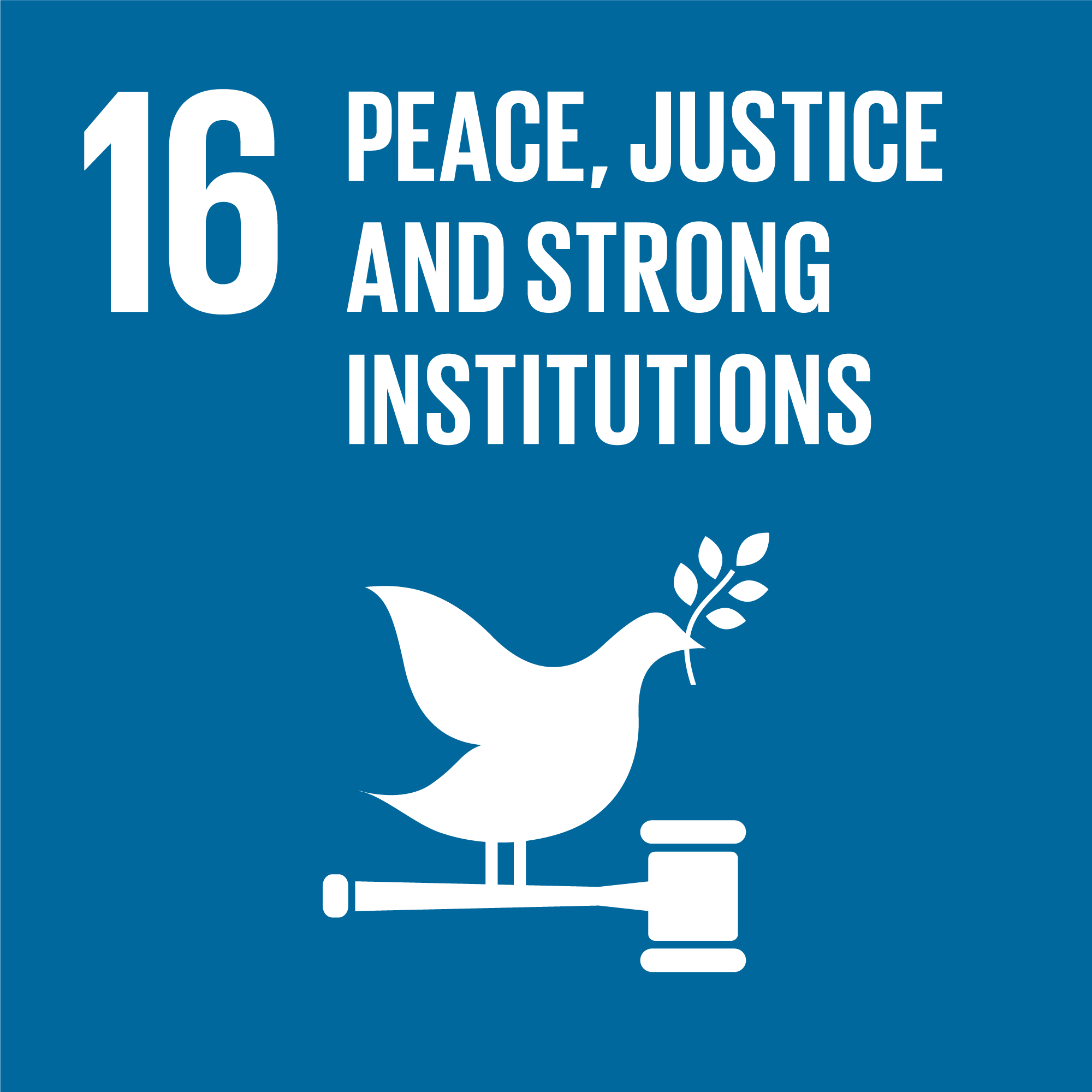 sdg 16 peace, justice and strong institutions