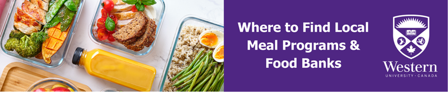 where to find meal programs and food banks