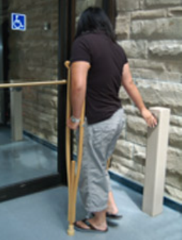 student crutch