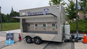 water refill portable station